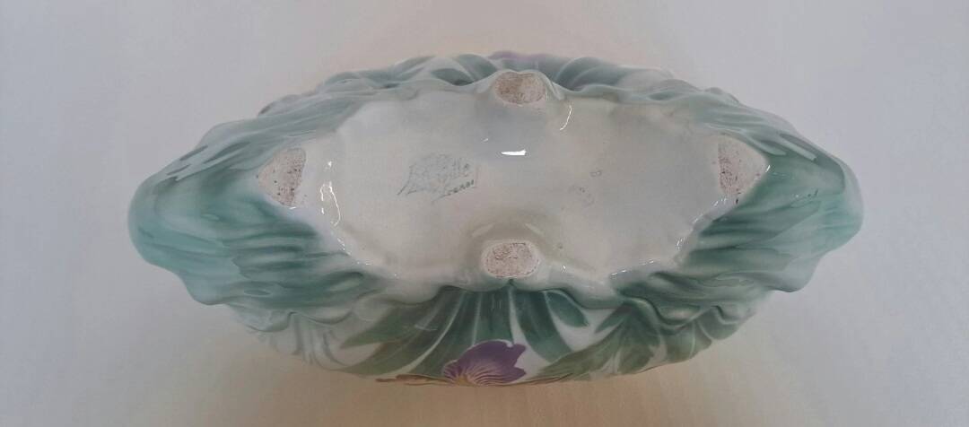Large Keller and Guérin Lunéville earthenware planter