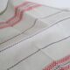 Set of 3 tea towels in mestizo, white and red, new and vintage