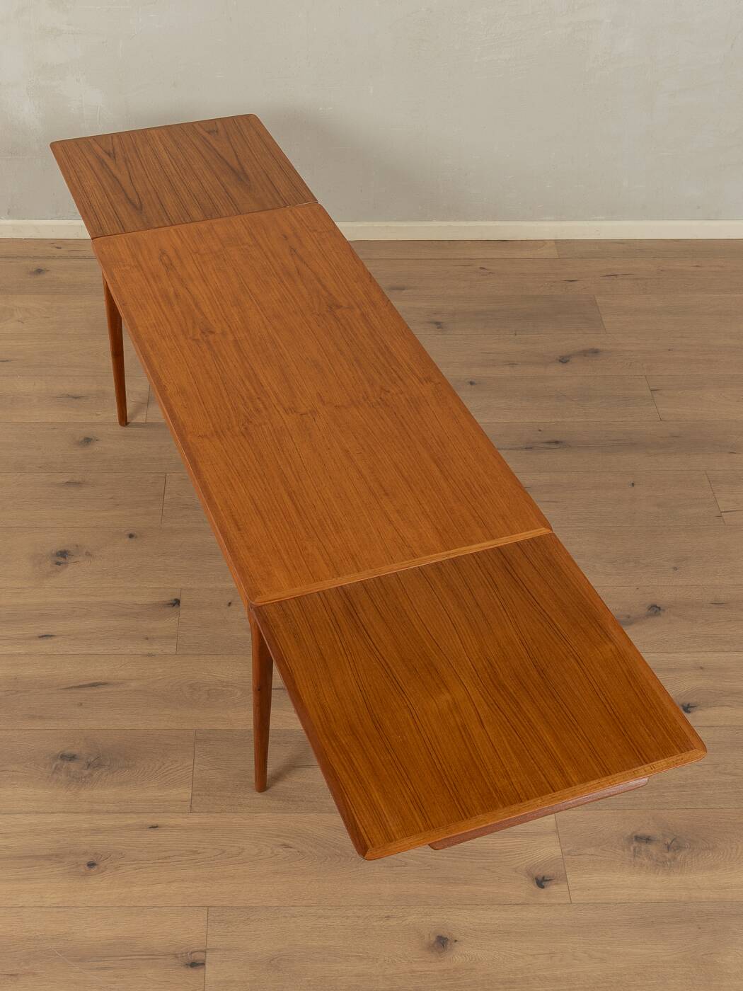 Rare extendable teak coffee table from the 1960s