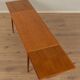 Rare extendable teak coffee table from the 1960s