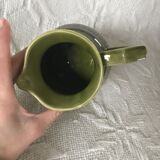 Pichet vert olive en céramique