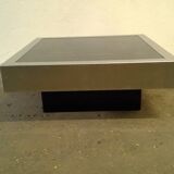 Table basse carre noire