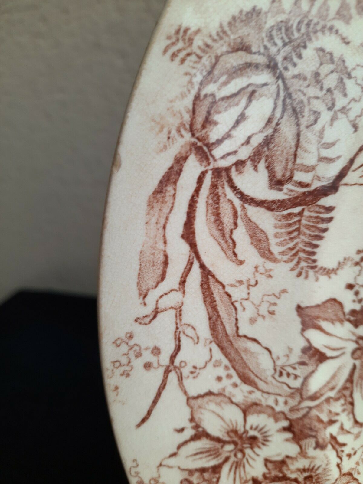 Salins earthenware plates, fer terre