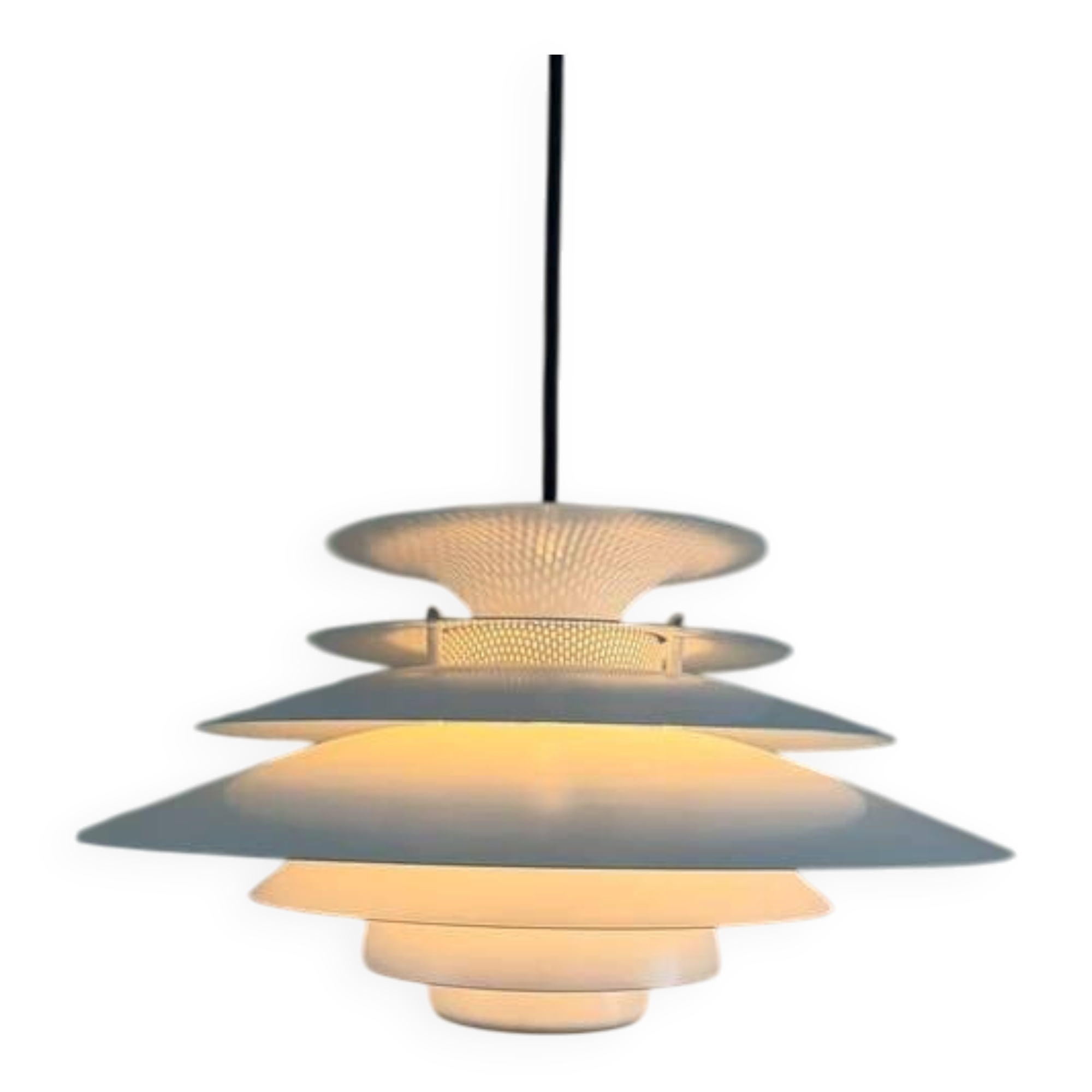 Vintage Danish design lamp - Barcelona style pendant
