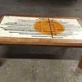 Jean d'Asti ceramic coffee table, 1960