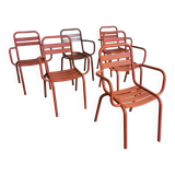 Chaise metalique bistrot