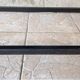 1950s metal and glass coffee table