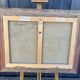 Oil-on-canvas painting The Blacksmith's Workshop 1956 signed by Fomine
