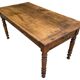 Table de ferme Louis Philippe en noyer 19’s