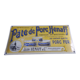 Domed enamelled plate henaff pork paste