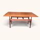 Vintage Mid-Century coffee table and dining table in one, Grete Jalk for Glostrup.