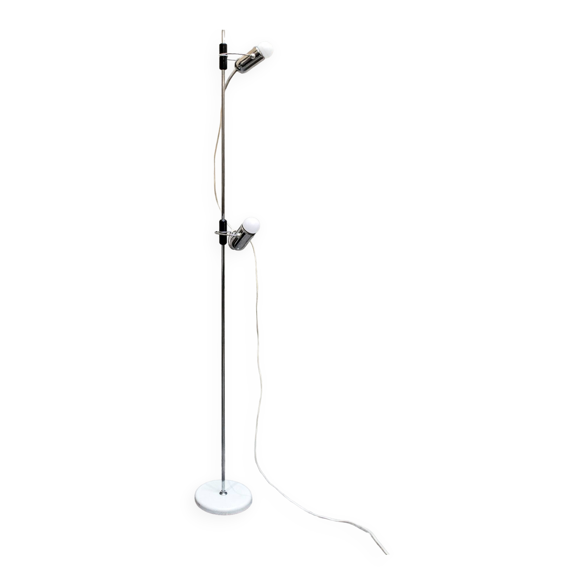 Steel floor Lamp by Francesco Fois for Reggiani, Italy, 1960s