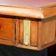 George III Antique Library Desk in Solid Mahogany 1780