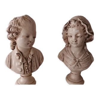 Pair of busts