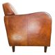 Vintage Club Chair in Brown Leather