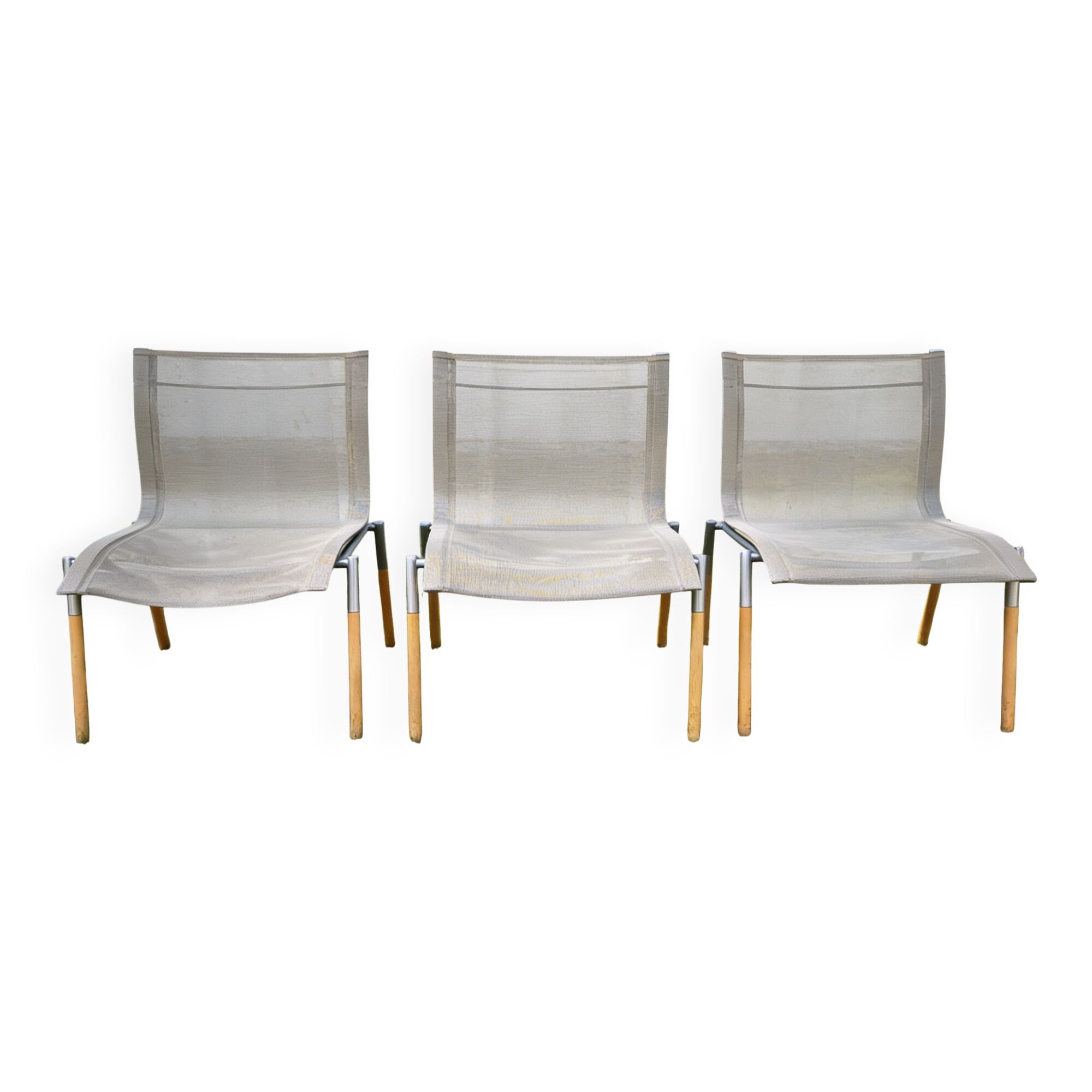 Suite de 3 fauteuils 10 Line, Pascal Mourgue