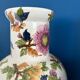 lot de grand vase vintage motif fleur pivoines - grande potiche vintage motif fleurie pivoines - grande décoration de cheminée vintage