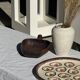 Large circular platter with compartments for shellfish, molluscs, and oysters.