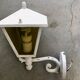 Pair of old wall lamps for outdoor use