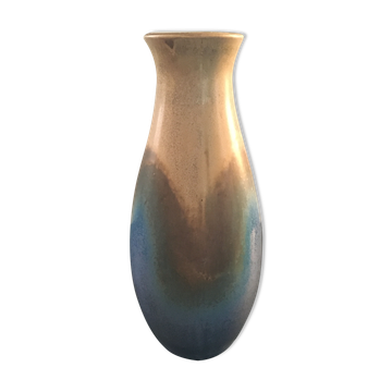 Vase grès trois couleurs