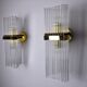Pair of sciolari wall lamps for Lightolier, Italy, 1970
