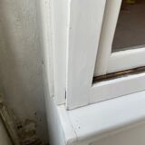 Library showcase ivory white sliding doors