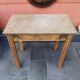 Table bois et marbre art déco