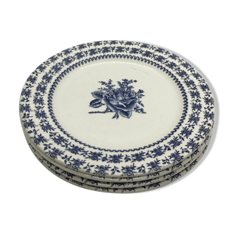 Set of 4 luneville dessert plates