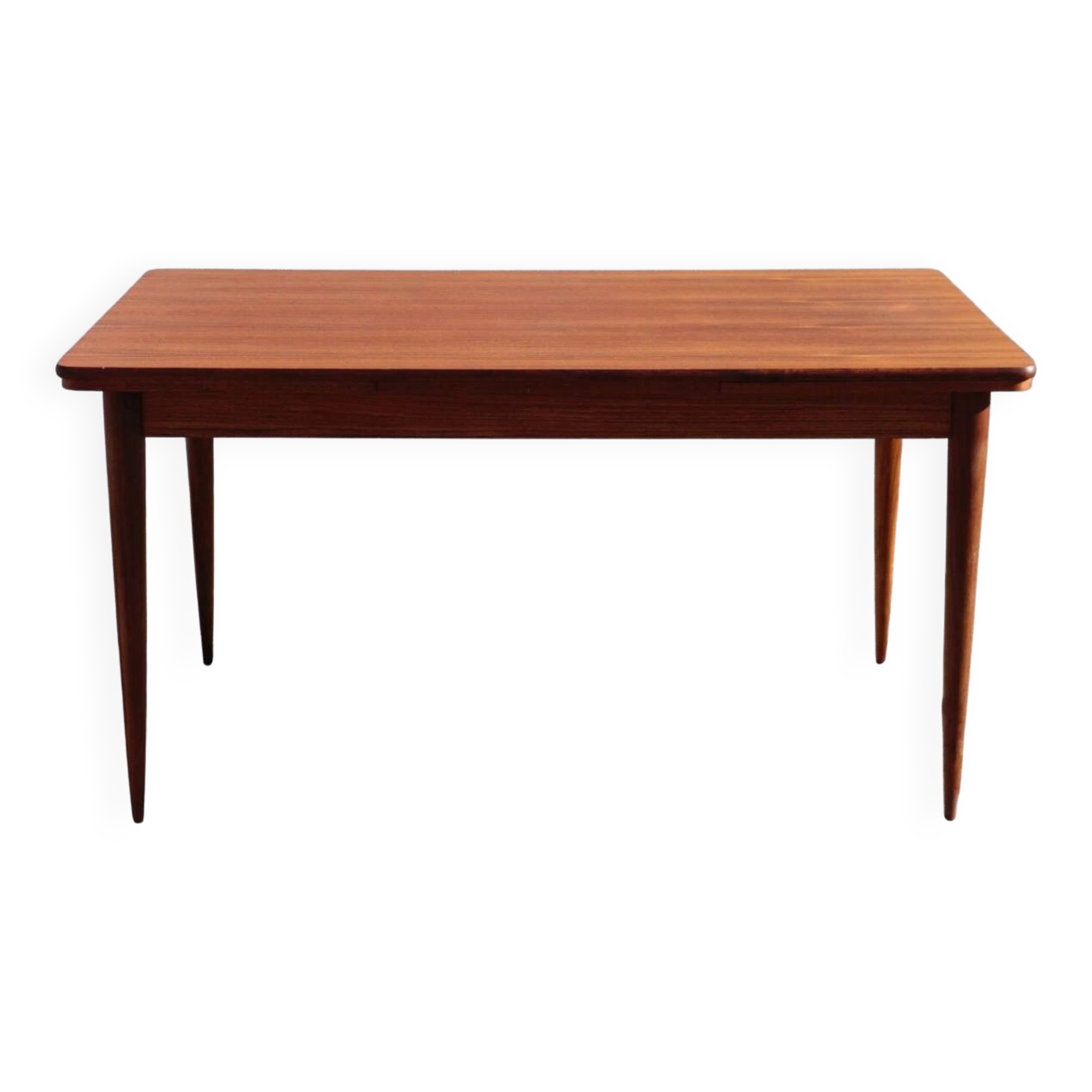 Vintage teak dining table – extendable Scandinavian design