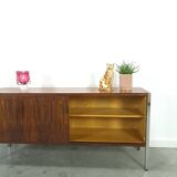 Enfilade en palissandre plus fin avec chromen poten, vintage kast