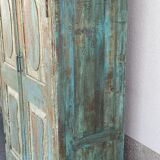 Wardrobe two doors and a green/blue drawer