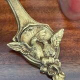 Old wall lamp in gilded bronze and tulip glass paste Art Nouveau