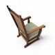 Fauteuil en chêne années 1930 Hauteur 110 Profondeur 70 Largeur 75 Hauteur d'assise 46 cm