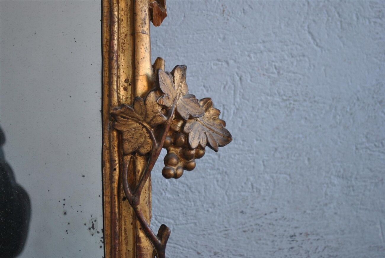 Provence mirror wooden gilded Louis XV era XVIII 72x152cm