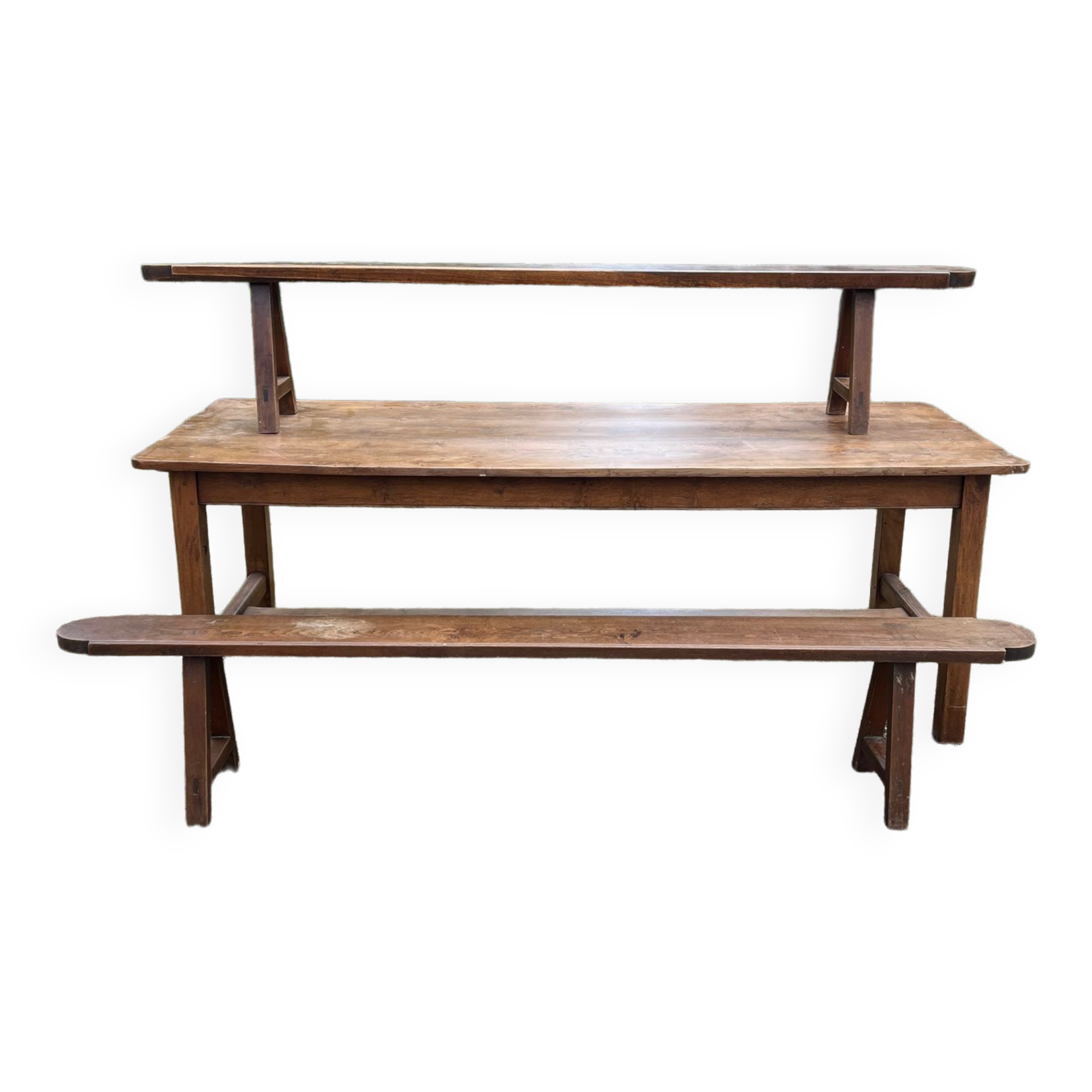 Large oak farmhouse table 3.18m