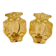 Baroque Style Mid-Century Brass Swedish Sconces