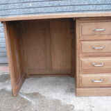Pickled oak desk