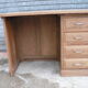 Pickled oak desk