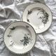 2 “French” ironstone soup plates from Choisy le Roi