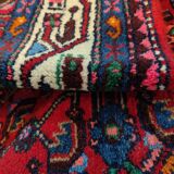 Luxueux tapis de coureur tribal Hamadam