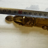 Brass wall sconce – goat head decoration – Louis XVI Empire style –