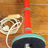 Bamboo-style wooden lamp