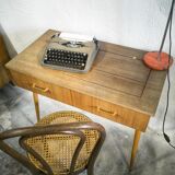 Vintage sewing machine console