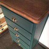 Chiffonnier 5 sage green drawers