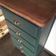 Chiffonnier 5 sage green drawers