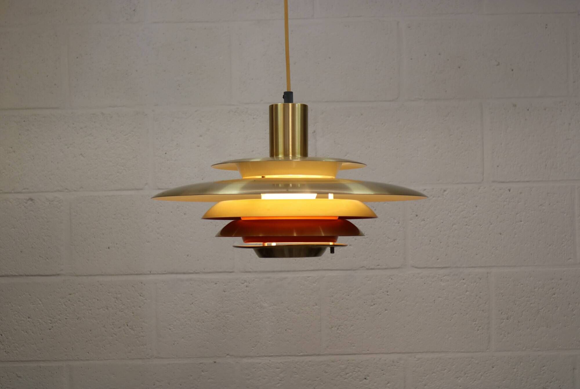 Very rare old Danish design lamp by Teknika model 425  - 60's