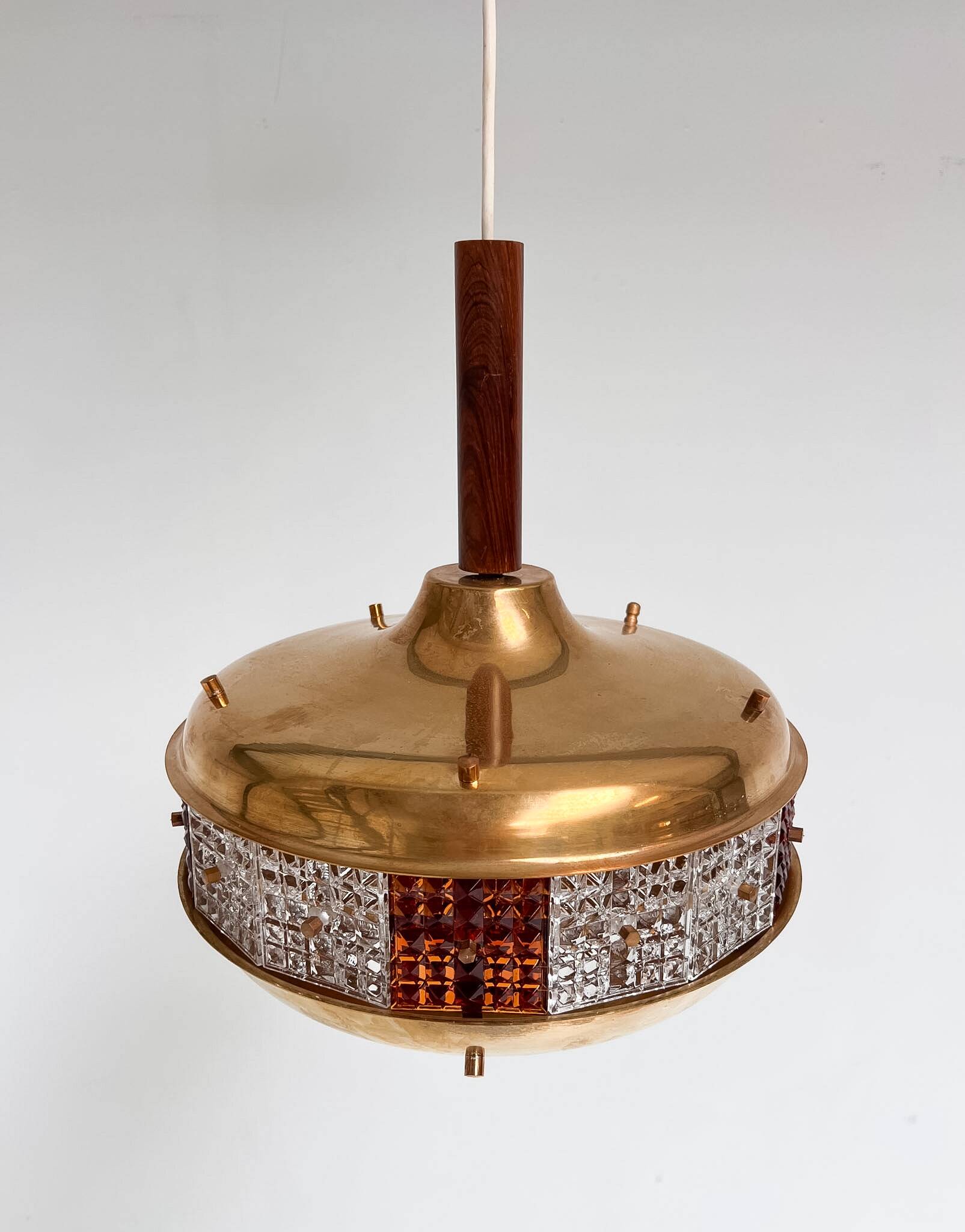 Space Age ceiling lamp by Örsjö Industri, 1960s