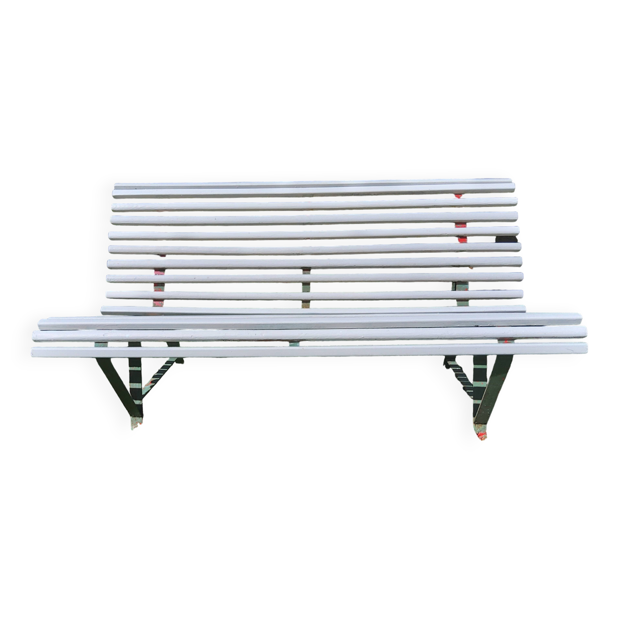 Antique garden bench