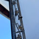 Wrought iron mirror with ivy Art Deco