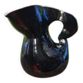 Enamelled terracotta pitcher, France, 1950s